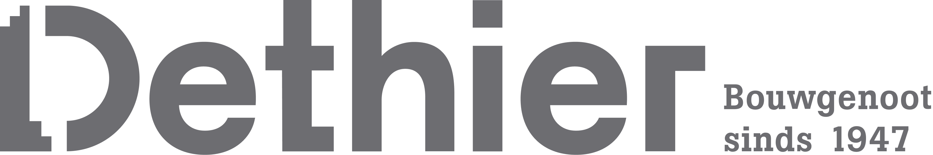 Dethier logo website